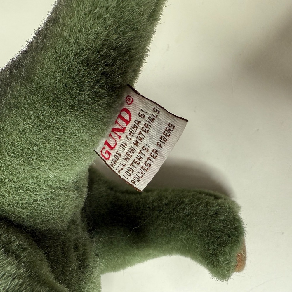 Vintage Gund Plush Triceratops Dinosaur Stuffed Animal Vintage - Picture 3 of 3